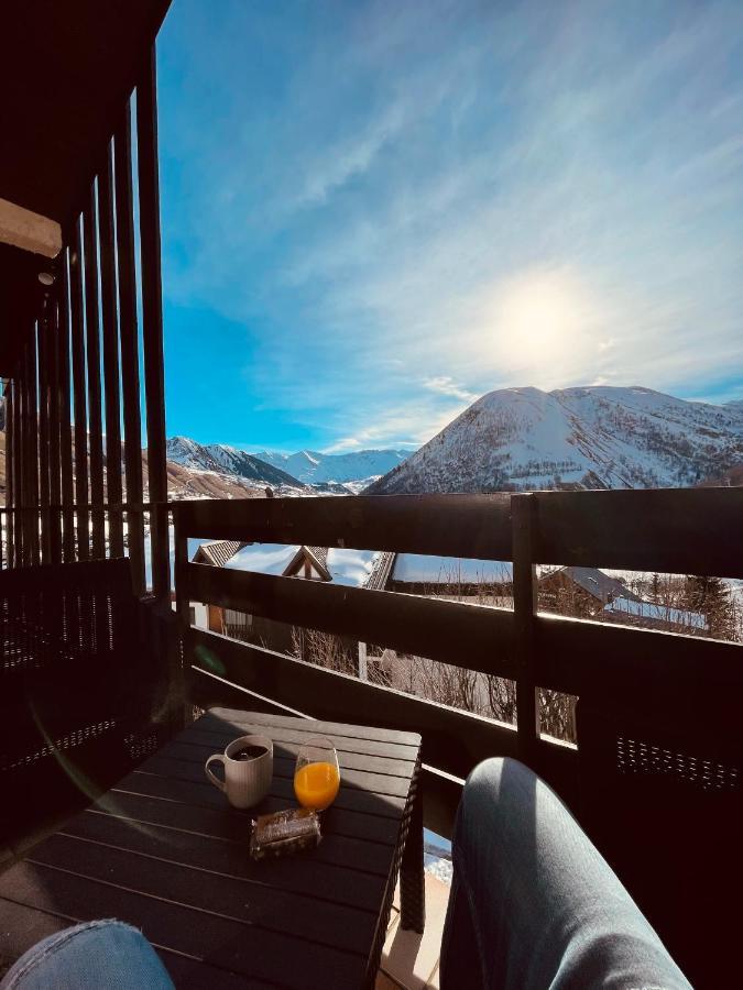 Appartement Cosy 6 personnes très bien équipé ,Vue splendide, Terrasse, Spacieux,Bien situé, Randonnées,Ski Saint-Sorlin-dʼArves Esterno foto