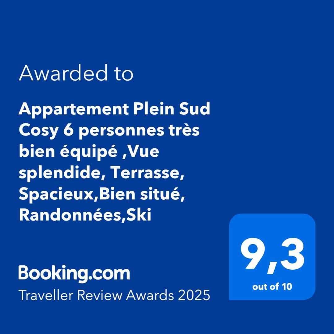 Appartement Cosy 6 personnes très bien équipé ,Vue splendide, Terrasse, Spacieux,Bien situé, Randonnées,Ski Saint-Sorlin-dʼArves Esterno foto